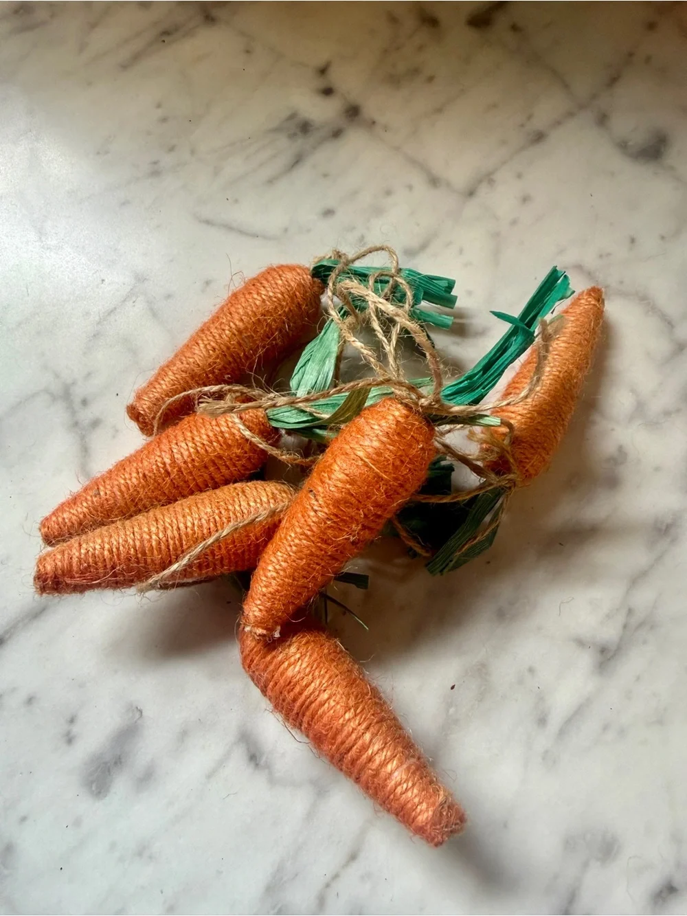 Cottagecore basket and carrot garland